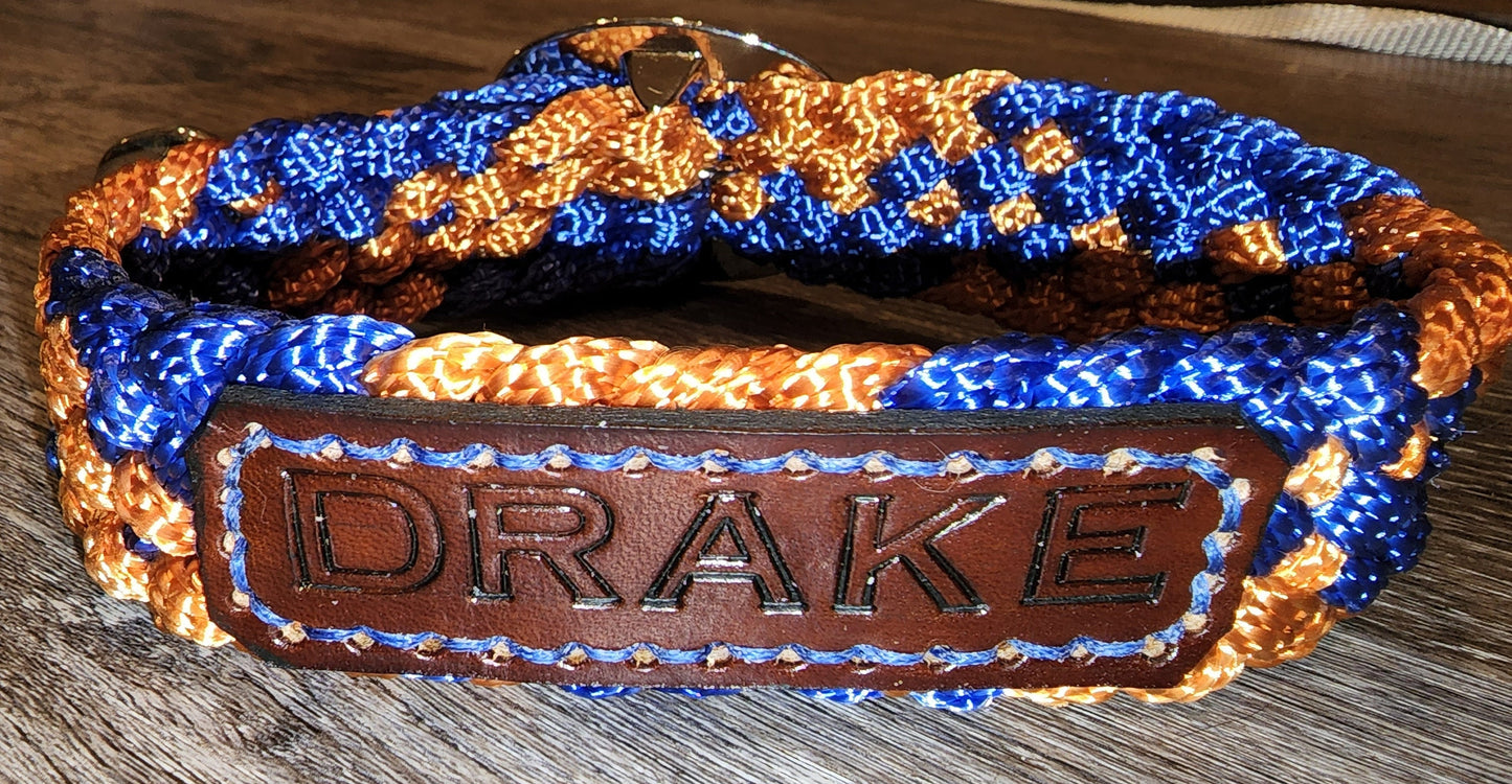 CUSTOM Mule Tape Dog Collar