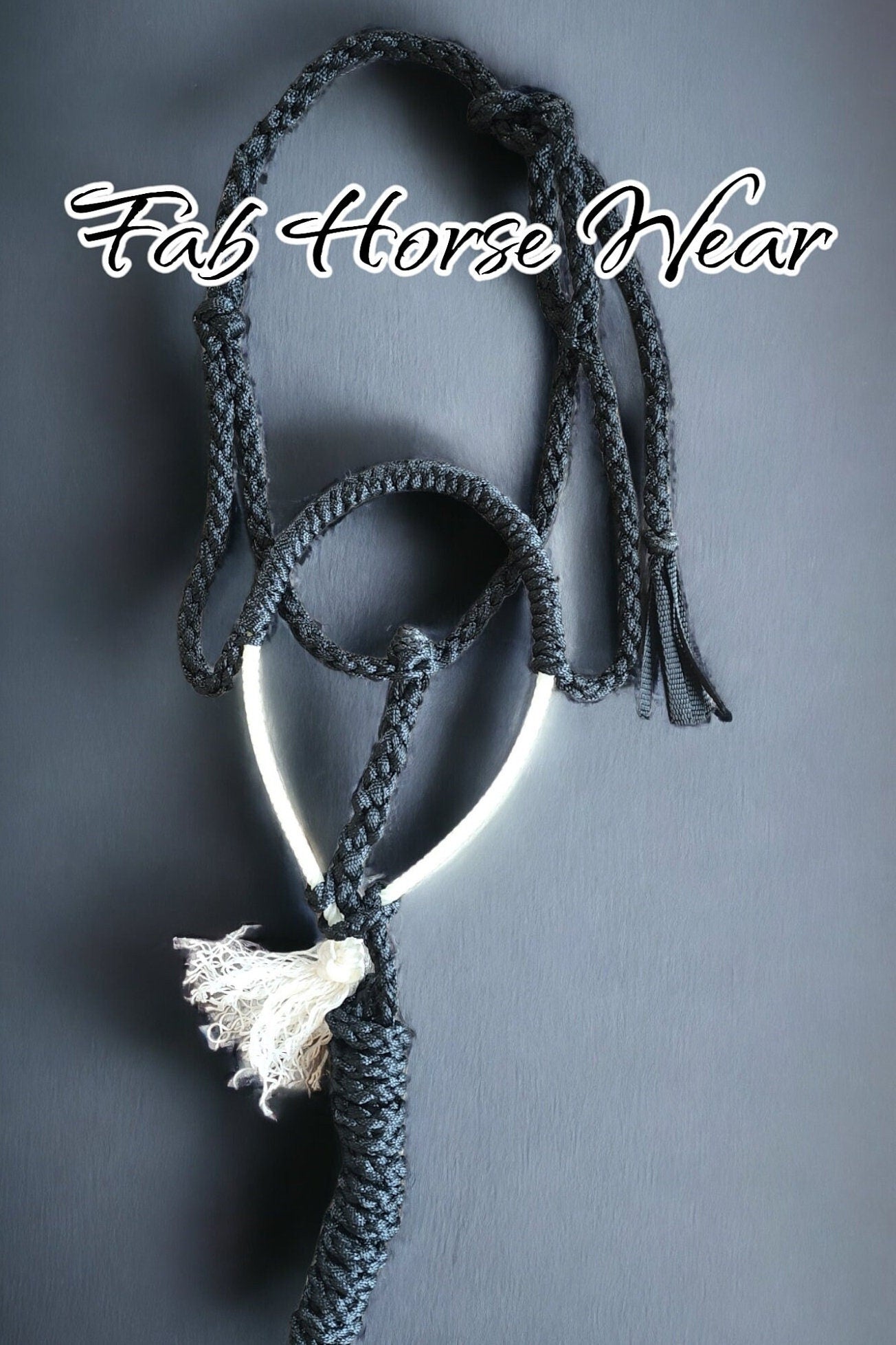 Lariat Rope Nose Mule Tape Halter (custom)