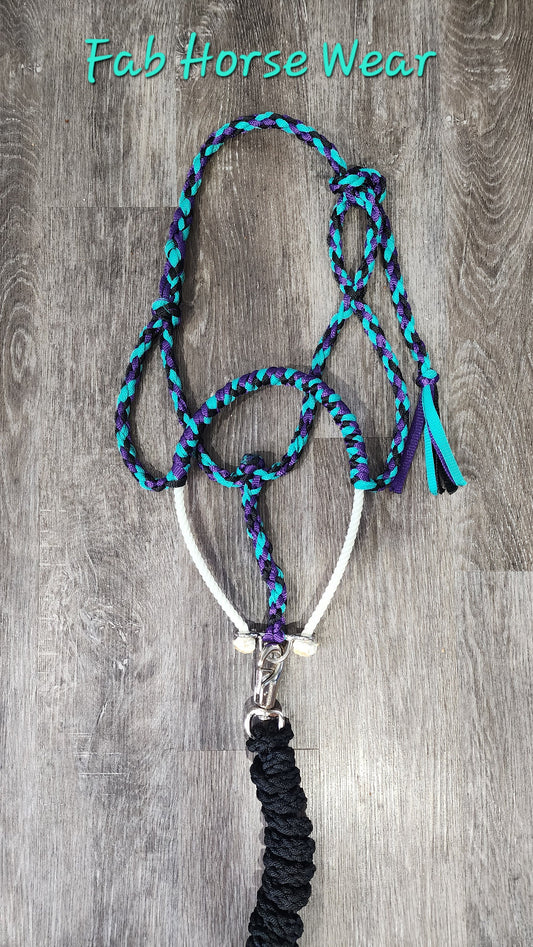 Lariat Rope Nose Mule Tape Halter (custom)