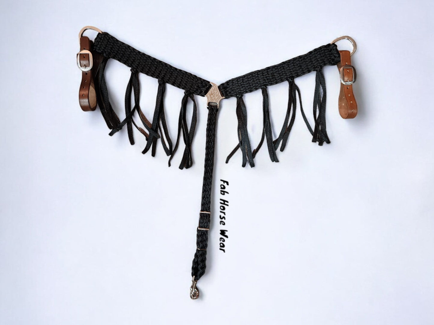 Mule Tape Breast Collar w/ fringe