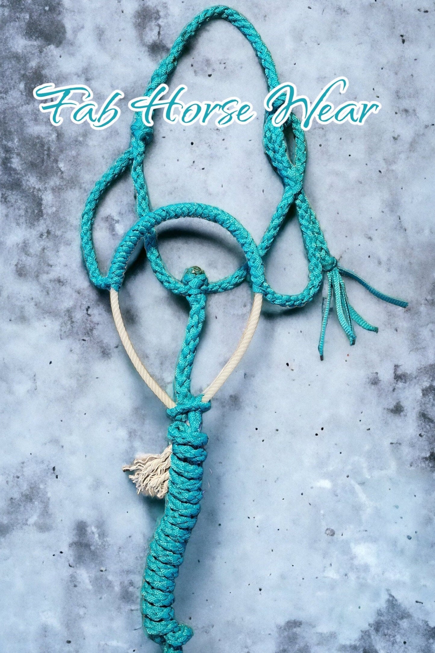 Lariat Rope Nose Mule Tape Halter (custom)