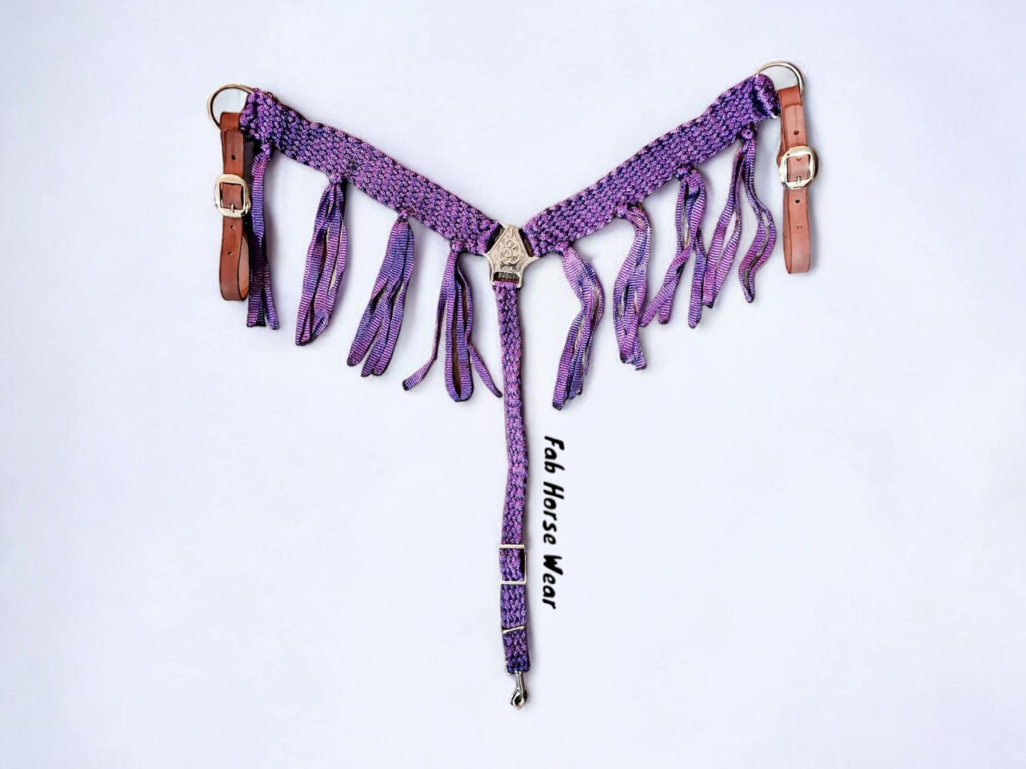 Mule Tape Breast Collar w/ fringe