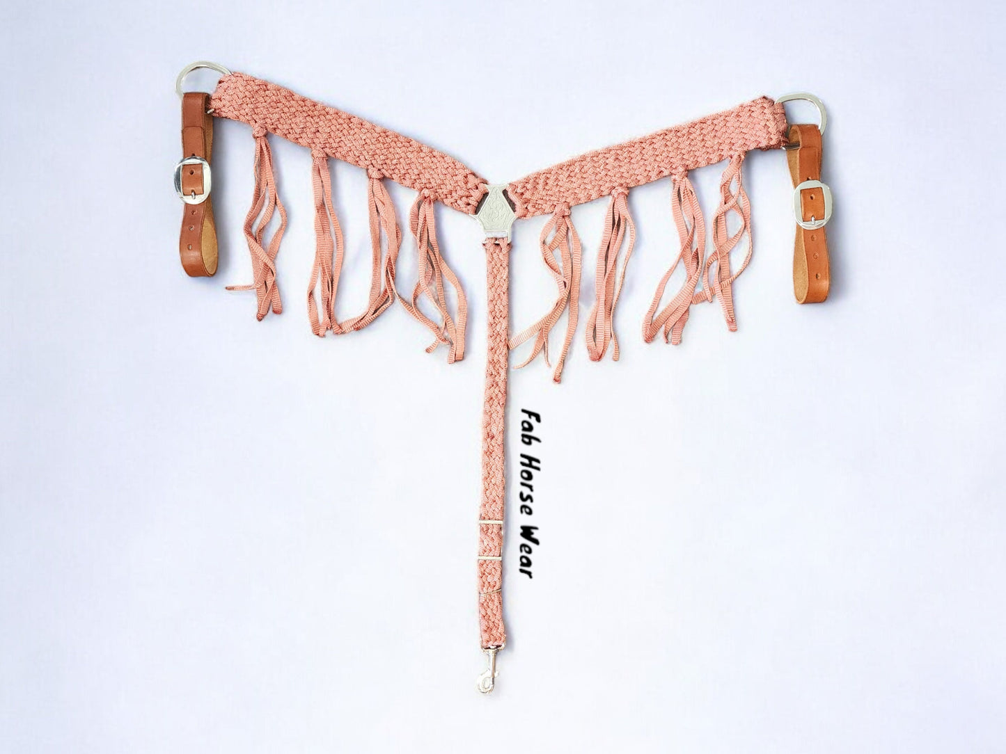 Mule Tape Breast Collar w/ fringe