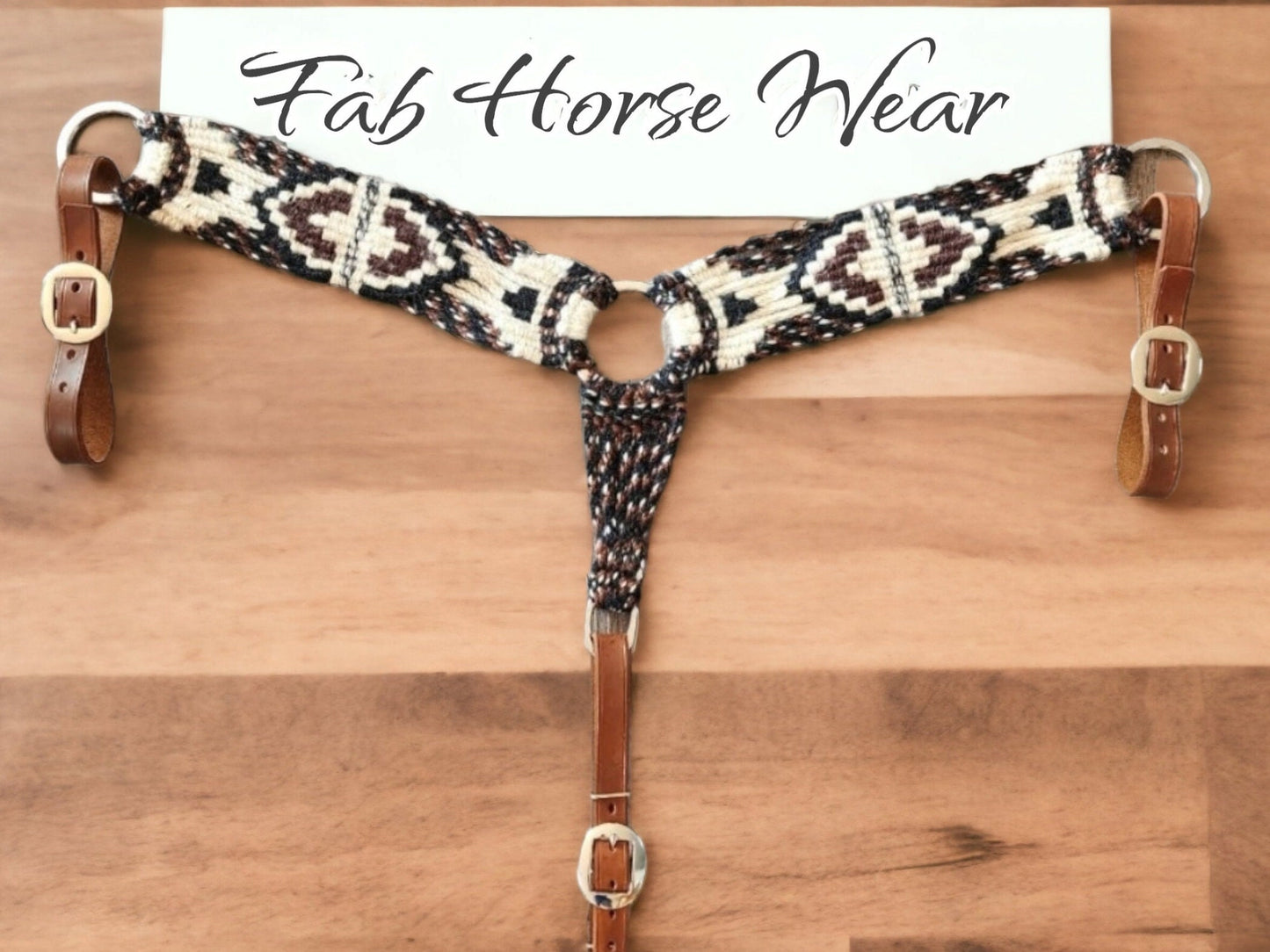 Mohair Breast Collar (natural, brown, black)