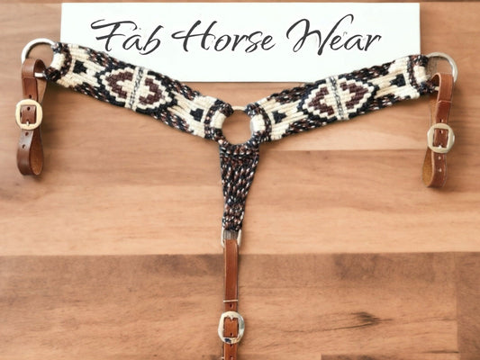 Mohair Breast Collar (natural, brown, black)