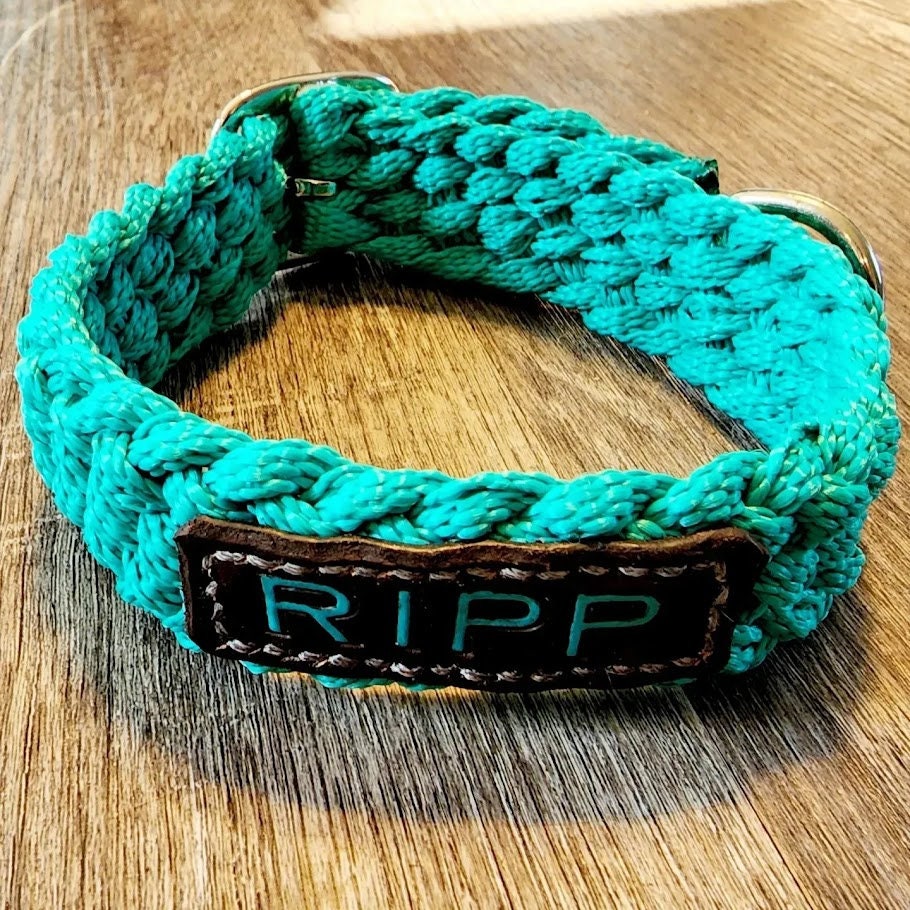 CUSTOM Mule Tape Dog Collar