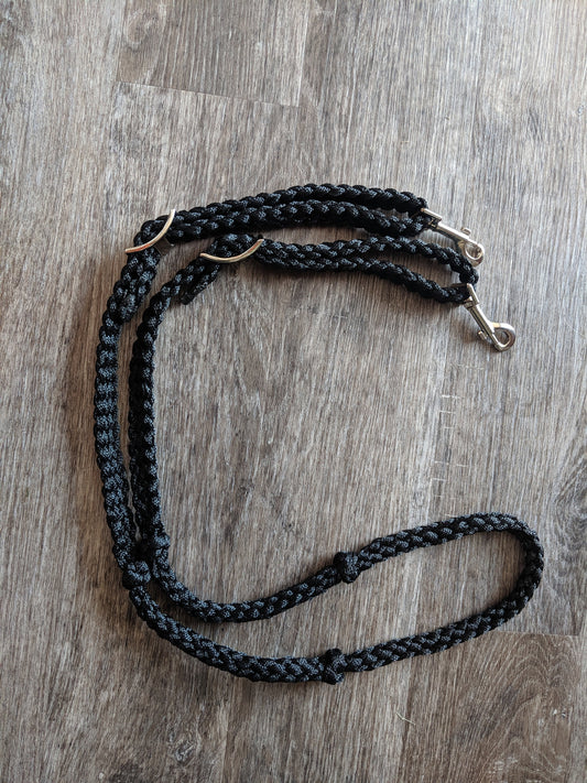 8 strand braided mule tape barrel reins