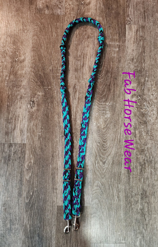Mule Tape/Paracord Combo Barrel Reins