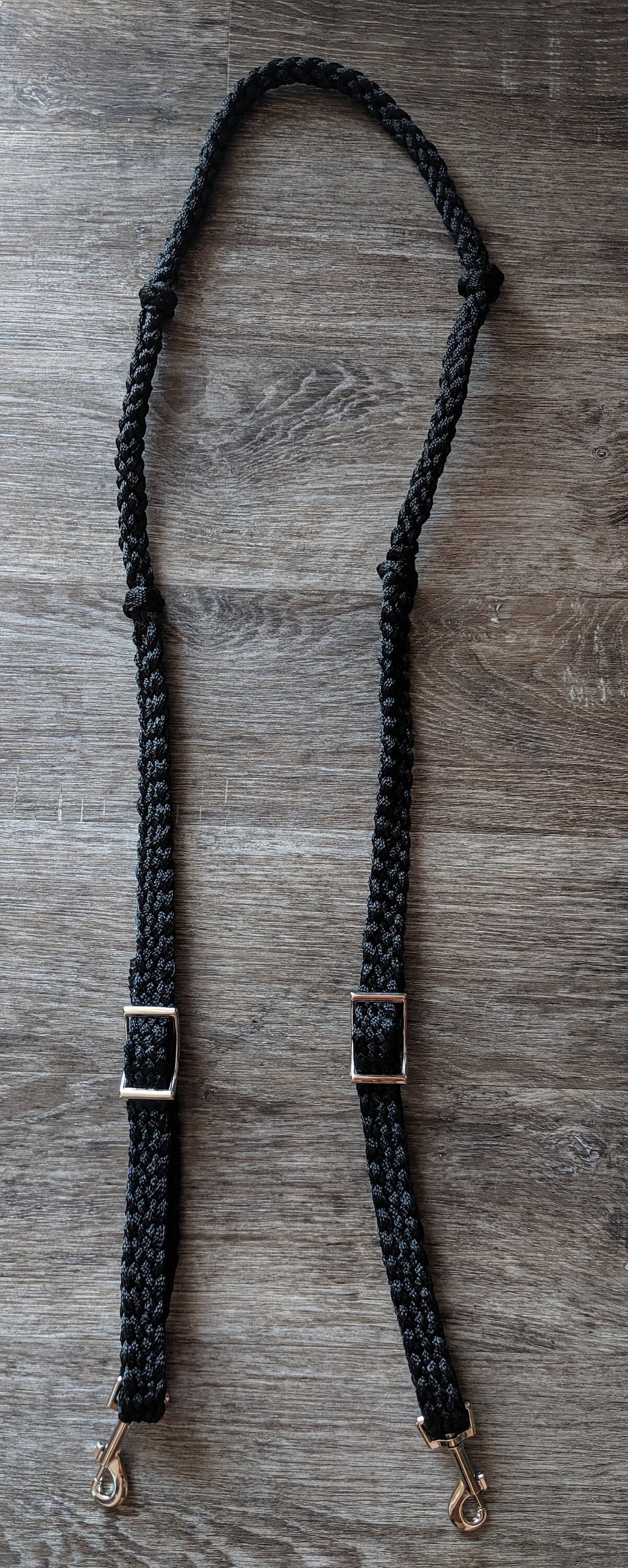 8 strand braided mule tape barrel reins