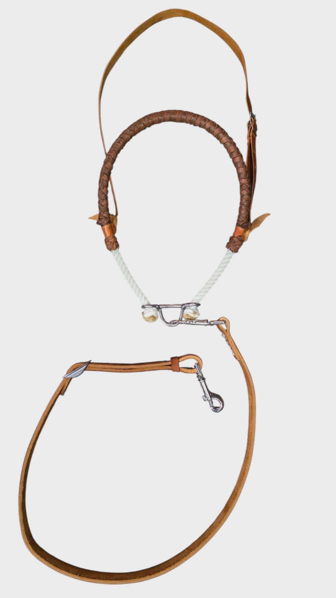 Lariat Nose Deerskin wrapped Tie Down
