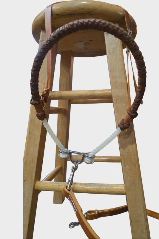Lariat Nose Deerskin wrapped Tie Down