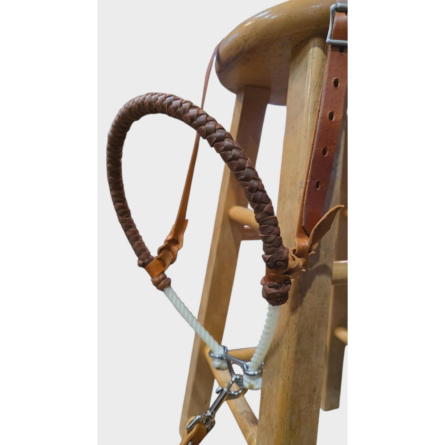 Lariat Nose Deerskin wrapped Tie Down