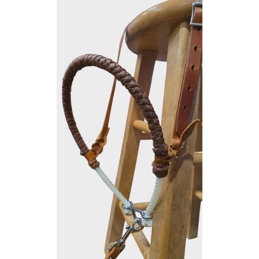 Lariat Nose Deerskin wrapped Tie Down