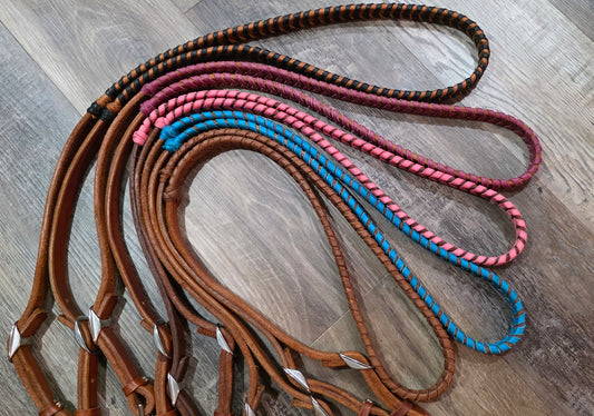 Laced Leather Reins