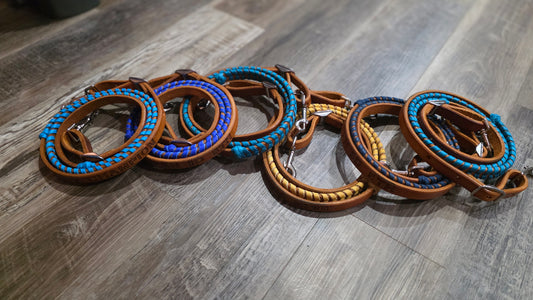 Laced Leather Reins