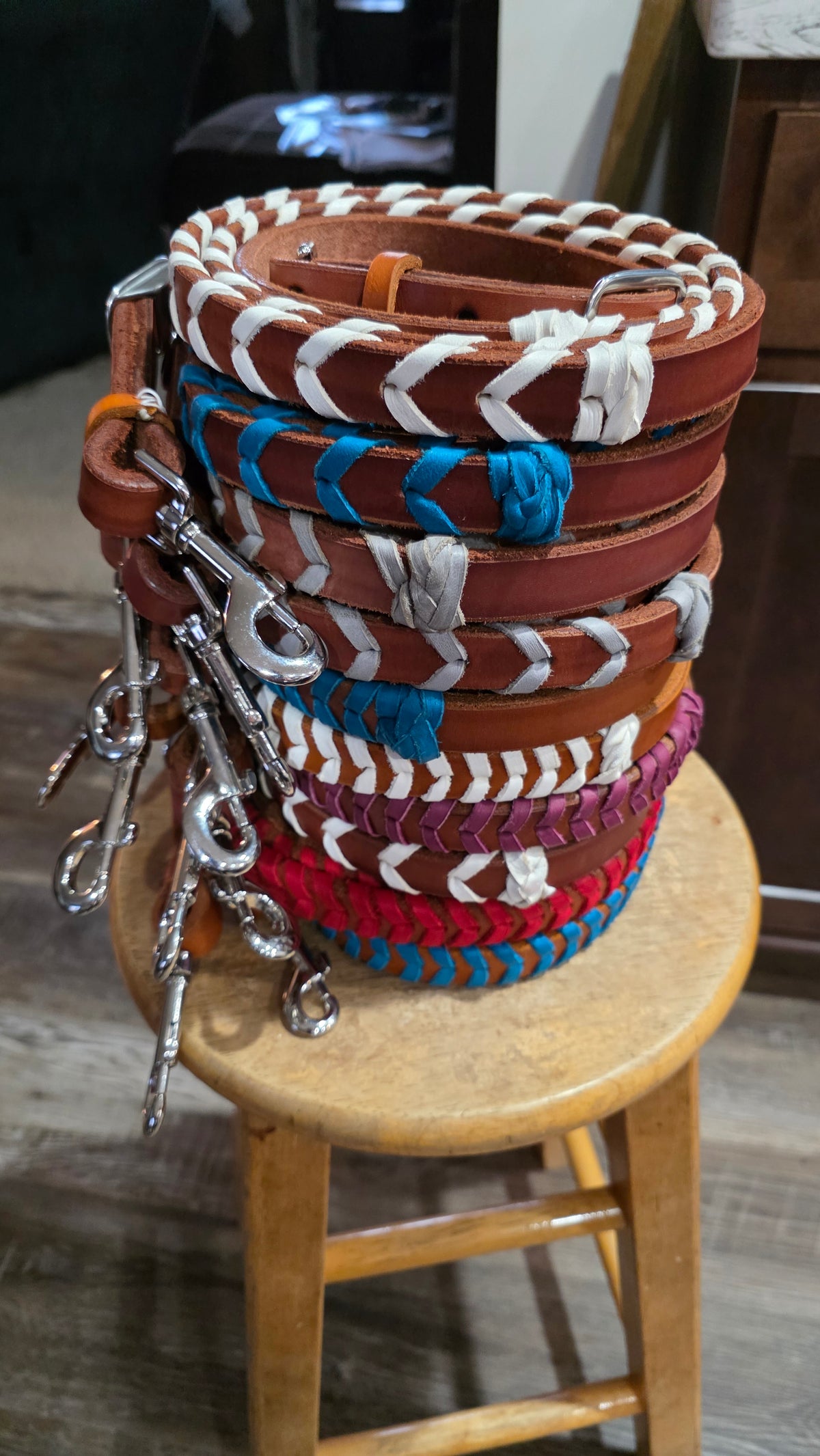 Laced Leather Reins