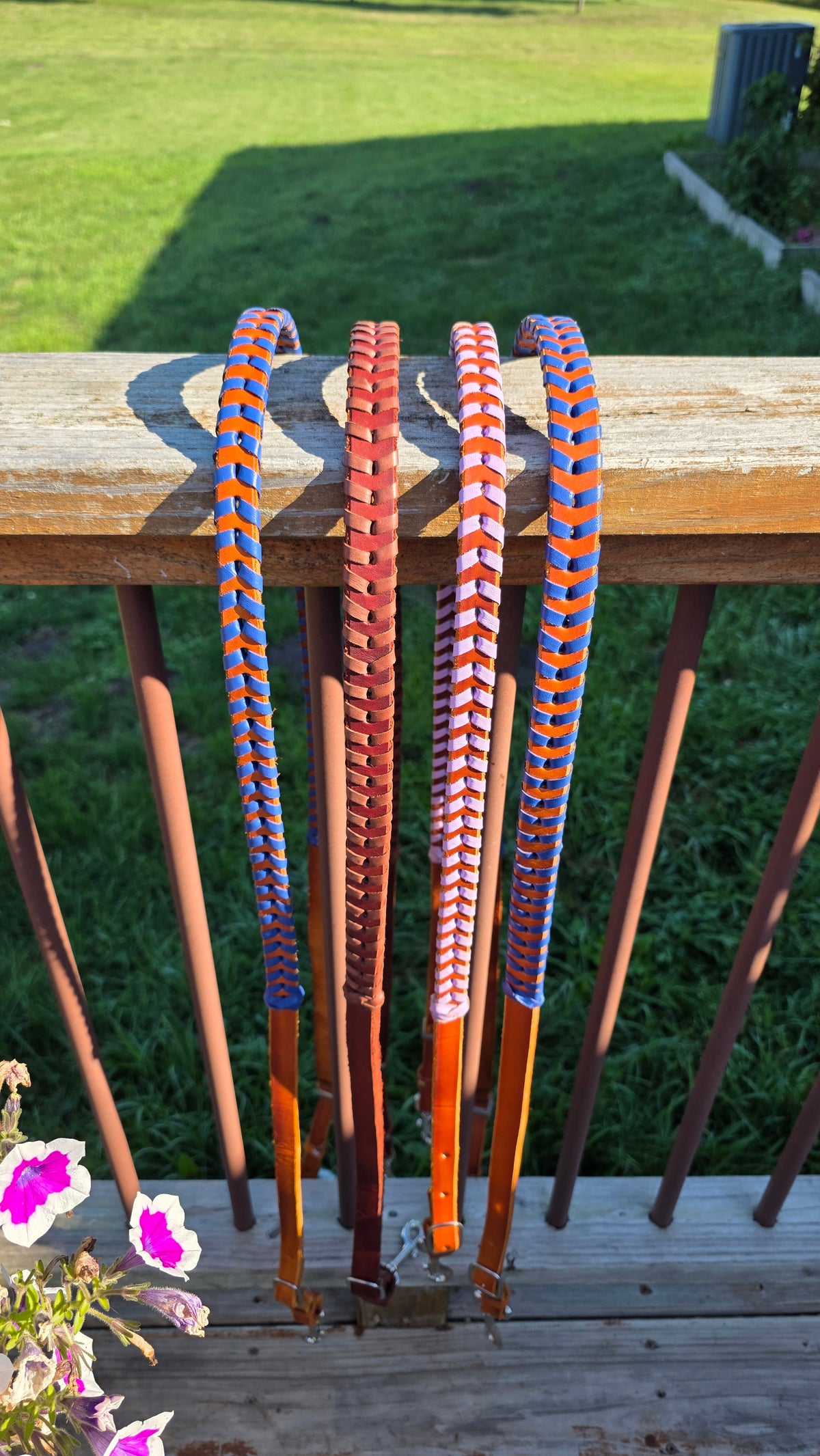 Laced Leather Reins