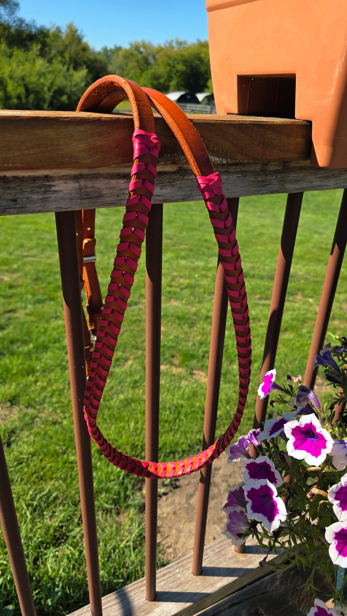 Laced Leather Reins